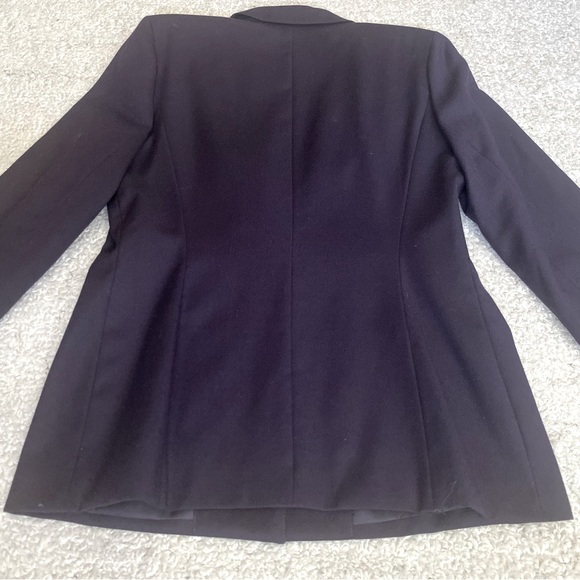 Classic Navy Jacket/Blazer ~harve benard ~Size 12 ~100% Wool Single Button - Picture 11 of 12